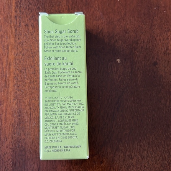 Mary Kay Satin lips shea sugar scrub NIB - Picture 3 of 3